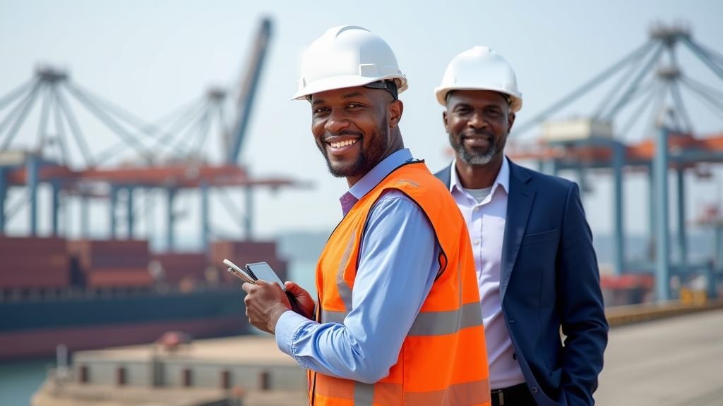 Cargoburg team at Apapa Port, Lagos